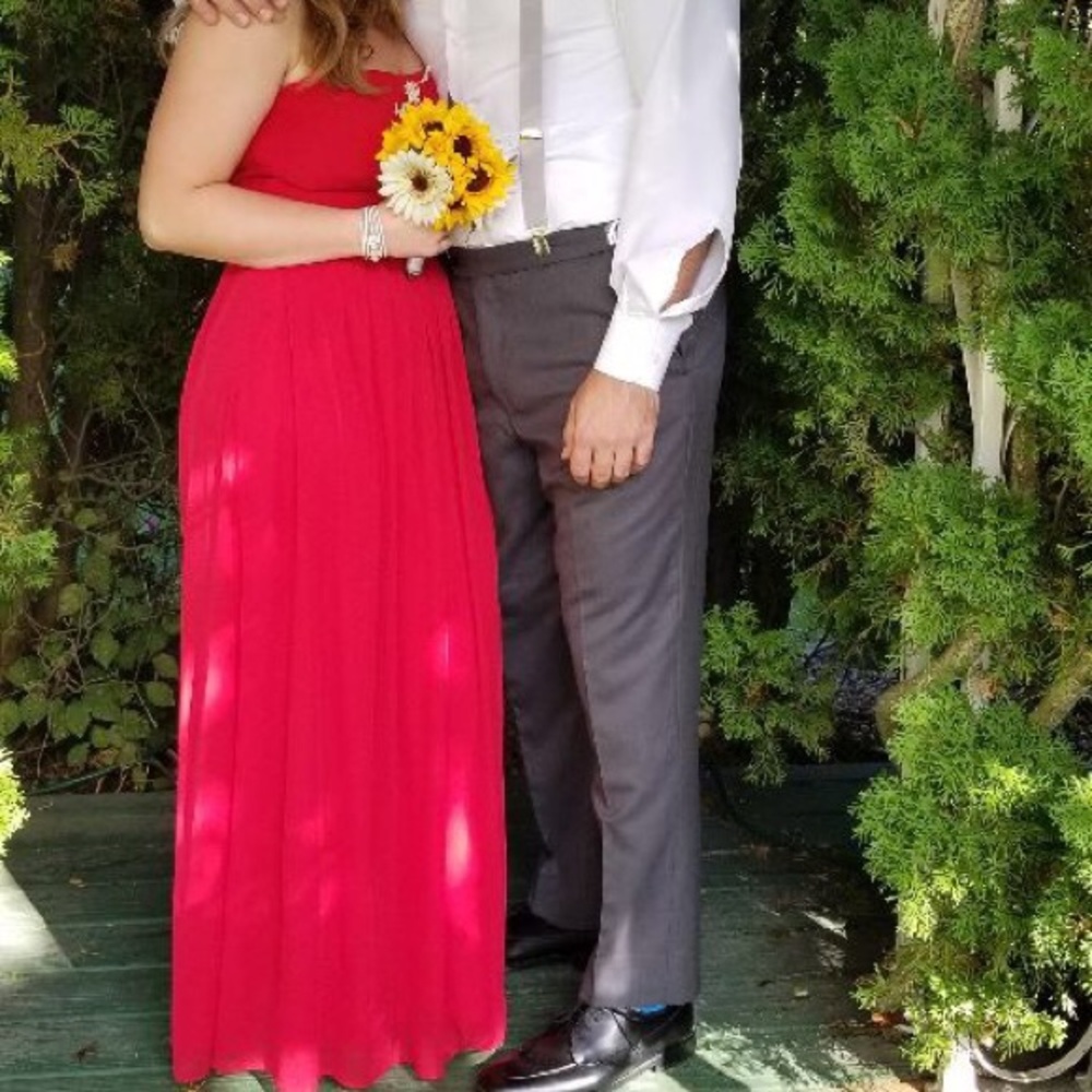 Garnet prom/bridesmaid dress